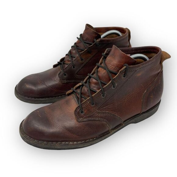DANNER Danner Forest Heights Piedmont Brown Leather Boots 32610 Men’s Size 9 EE - Picture 1 of 10